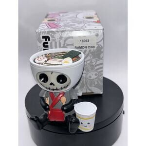 Furrybones Figurine “Ramon” Japanese Ramen Bowl Master Chef Skeleton Collectible